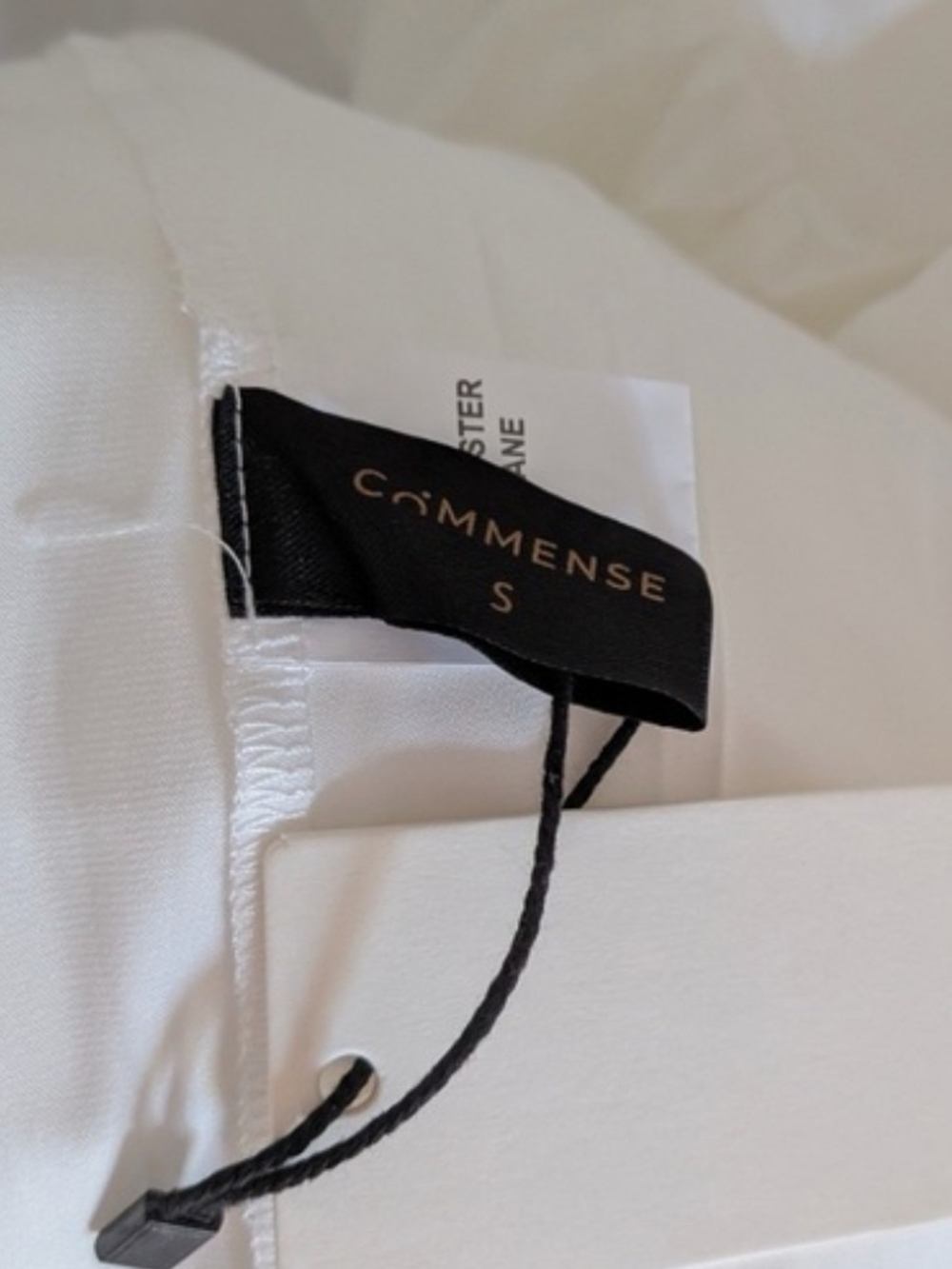 Commense White Plunging V-Neck Maxi Dress - Picture 4 of 4